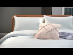 Tencel Solid Duvet Set,Material sólido sustentável,suave e respirável,confortável e suave