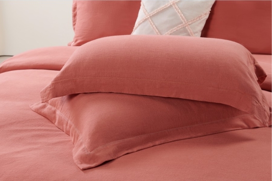 Rayon Linen Duvet Cover King OEM Solid Sustentável King Duvet Cover Set