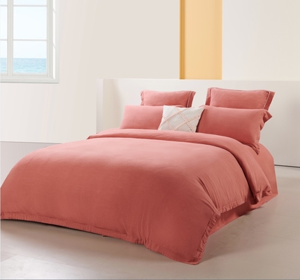 Rayon Linen Duvet Cover King OEM Solid Sustentável King Duvet Cover Set