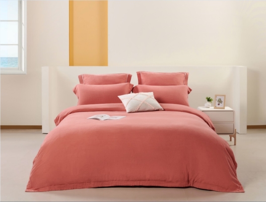 Rayon Linen Duvet Cover King OEM Solid Sustentável King Duvet Cover Set