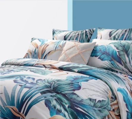 Impressão digital Cotton Duvet Cover Twin XL Floral Duvet Cover Set