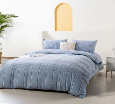 OEM Twin Duvet Covers King Full Size Duvet Cover Azul Poliéster misturado com flanela