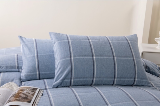 OEM Twin Duvet Covers King Full Size Duvet Cover Azul Poliéster misturado com flanela