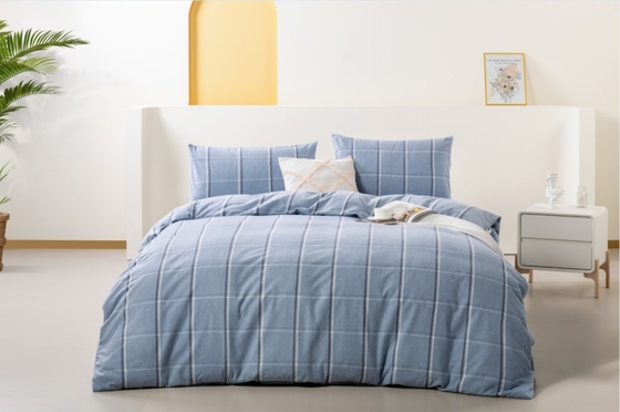 OEM Twin Duvet Covers King Full Size Duvet Cover Azul Poliéster misturado com flanela