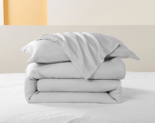 OEM Tencel Lyocell Conforter Set Branco Confortável Twin Conforter Sets