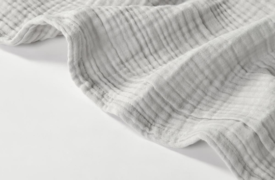 Suave para a pele sensível Xl Moslin Blanket Grey Moslin Blanket