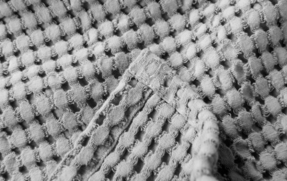 Amigável para a pele 100% de algodão manta de waffle OEM Waffle Weave Twin Blanket