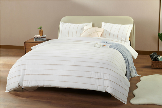 Capa de cobertor branca eco respirável Queen Softest Capa de cobertor OEM