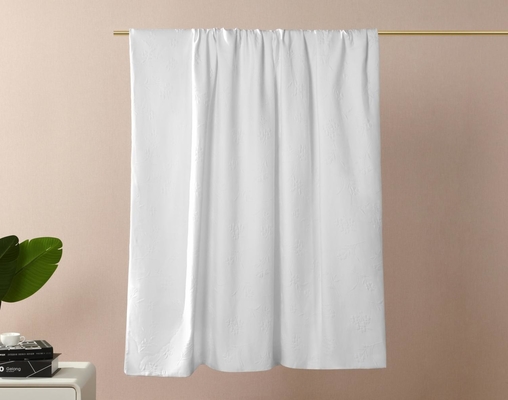 100% de algodão Jacquard Duvet Set Confortável Blanco Jacquard Duvet Cover Set