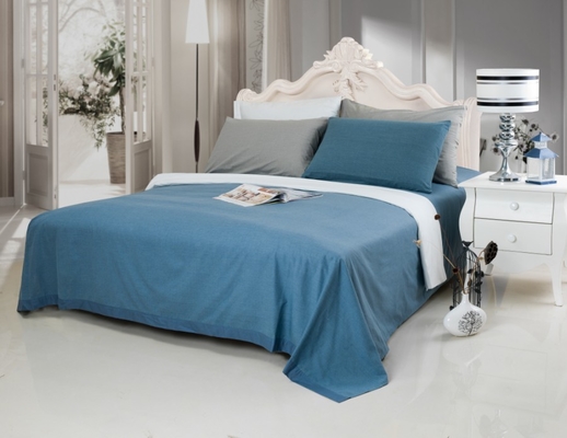 Conjunto de folhas de algodão sustentável Tencel Lyocell Blended Soft Sheet Set