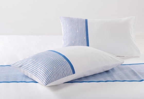 60 algodão 40 folhas de poliéster branco folha de poliéster de algodão conjunto de hotel roupa de cama
