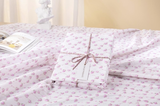 Toalha de mesa rosa floral de algodão Toalha de mesa sustentável para casa 60x90 60x120