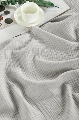 Suave para a pele sensível Xl Moslin Blanket Grey Moslin Blanket